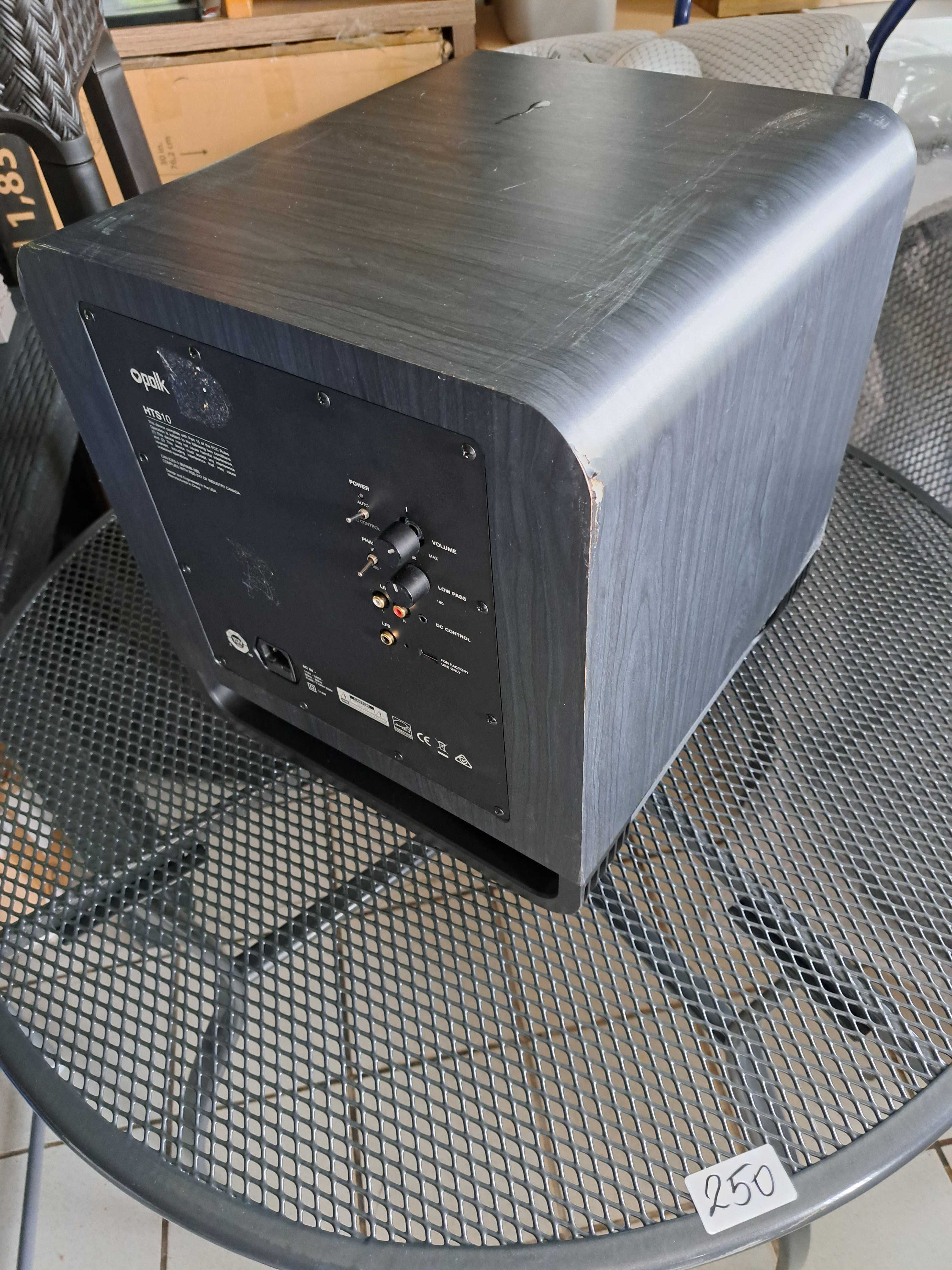 Polk Audio HTS 10 Subwoofer Nero Aktywny