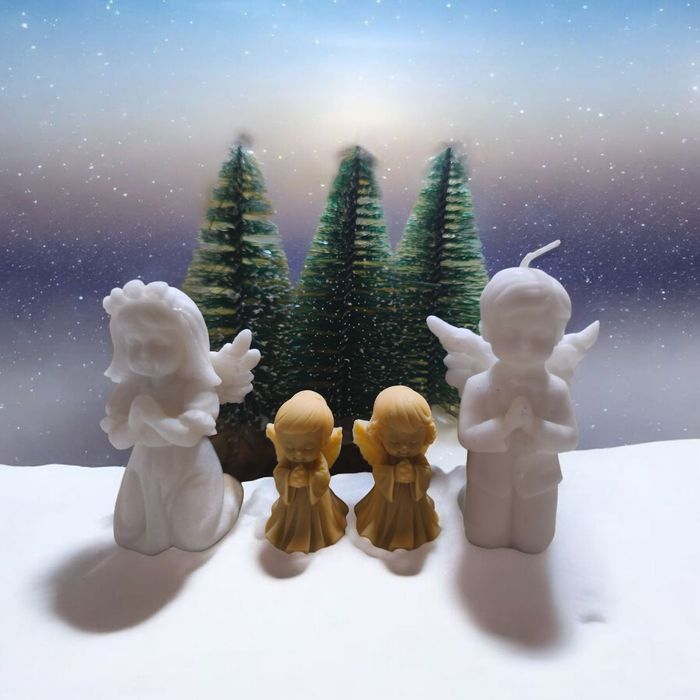 Aniołki ze świeczki komunia, Chrzciny, podziękowania