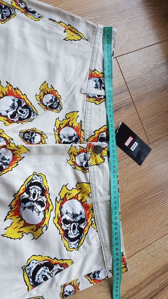 Spodnie HUF X Marvel Ghost Rider męskie