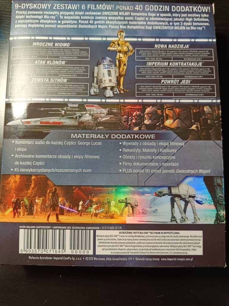 Star Wars the complete saga, polska wersja (do negocjacji)