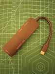 Трёхпортовый USB хаб + кардридер, концентратор USB type-C - 3 × USB3.0
