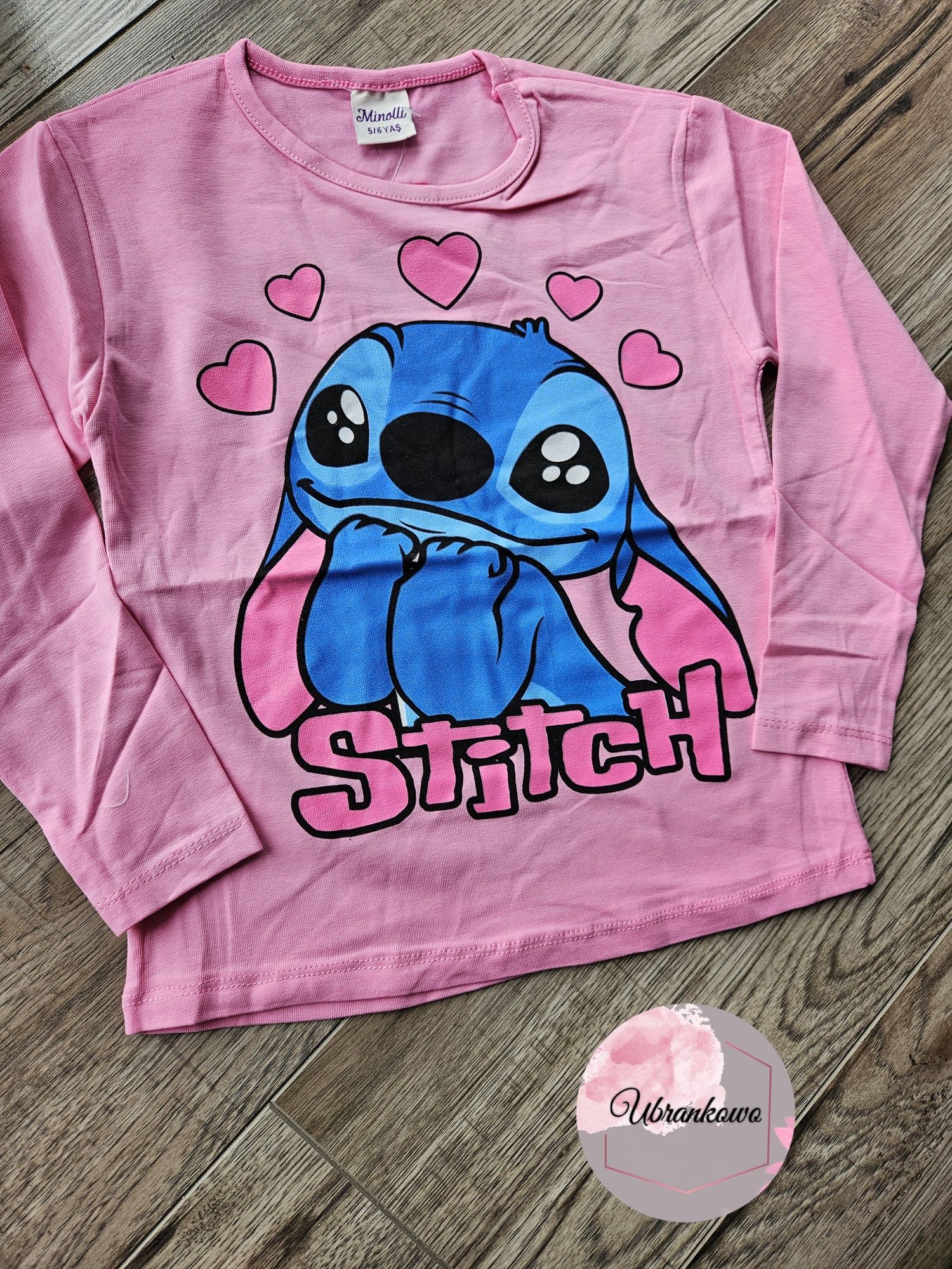 Koszulka, t-shirt Stitch dla dziewczynki