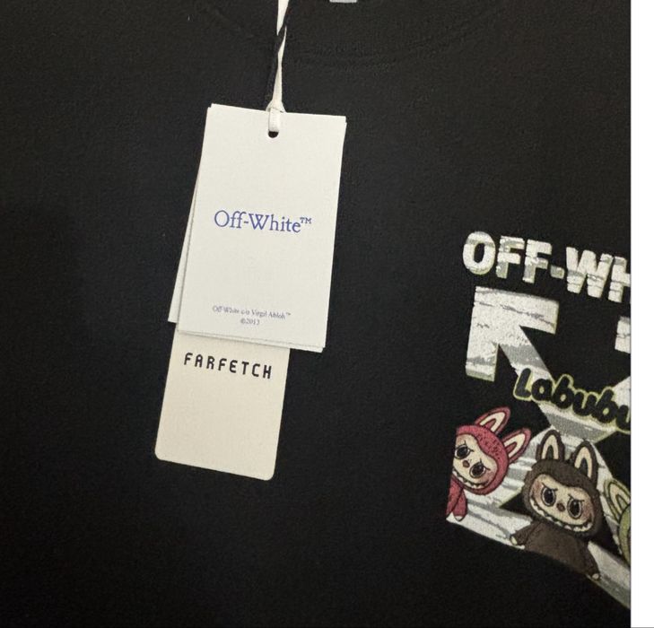 Bluza off-white rozmiar S oversize labubu