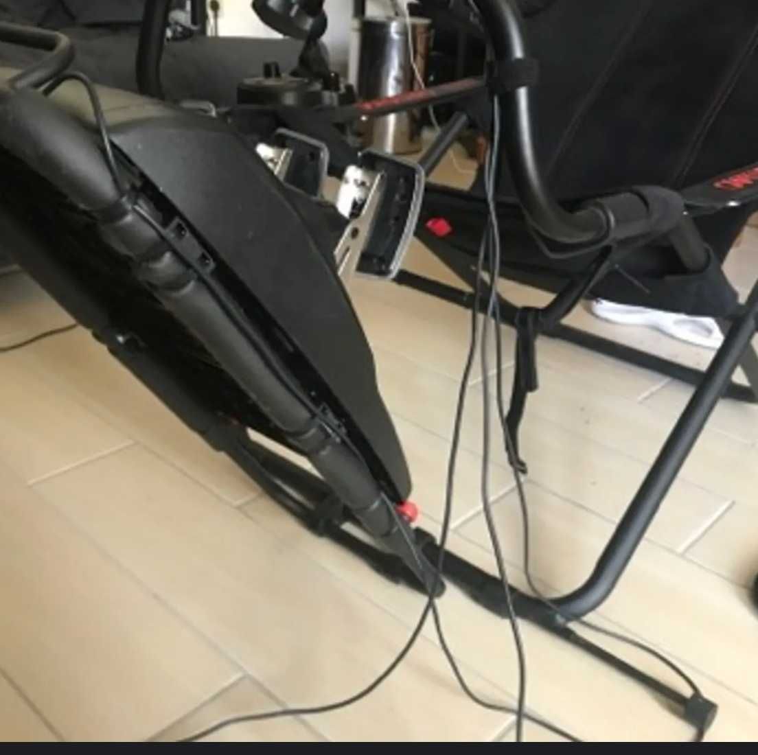 Suporte fixação pedais Playseat Challenge Thrustmaster Logitech Fanate