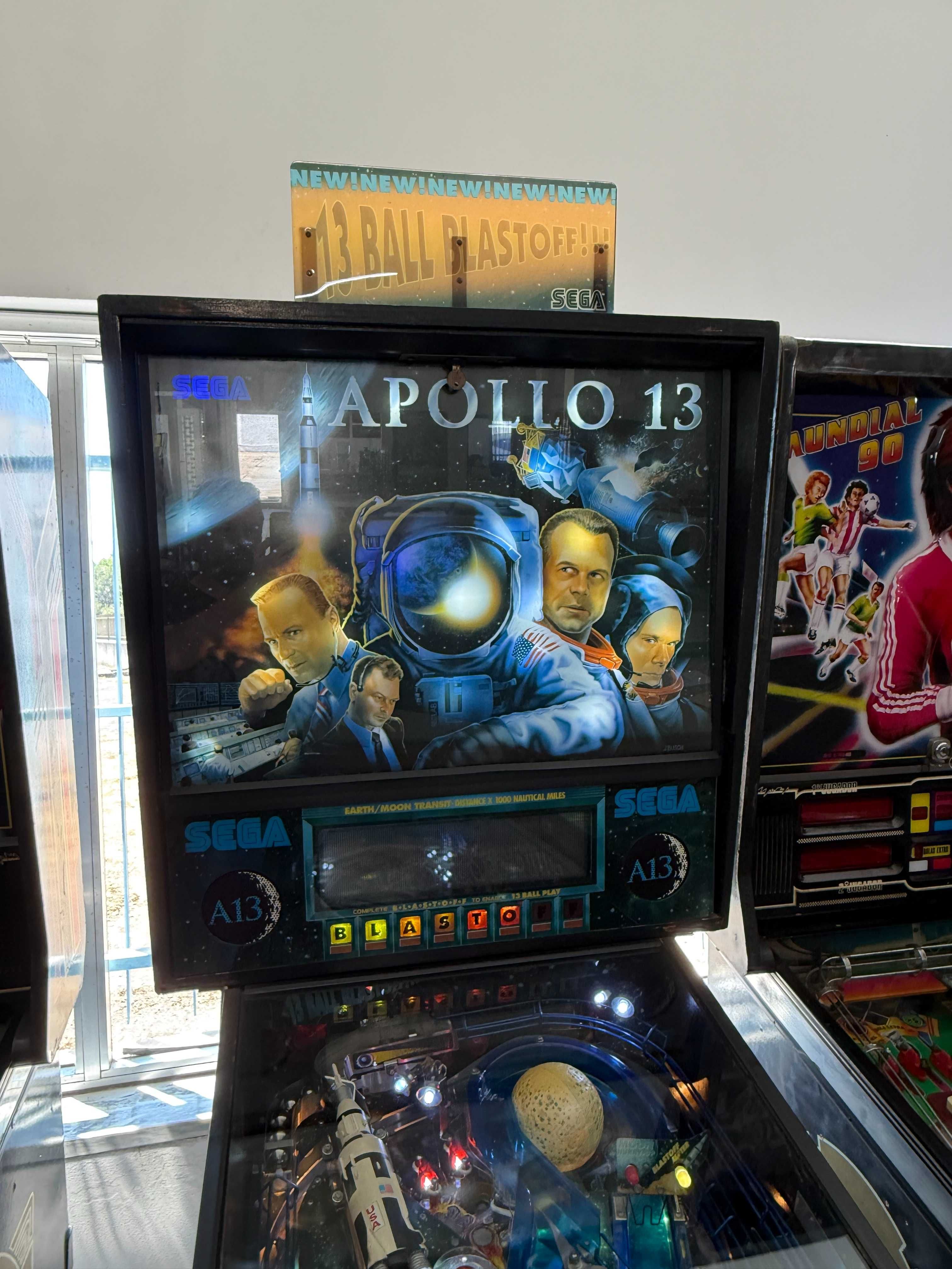 Flipper Temático Apollo 13 – Pronto a Jogar, Excelente Oportunidade
