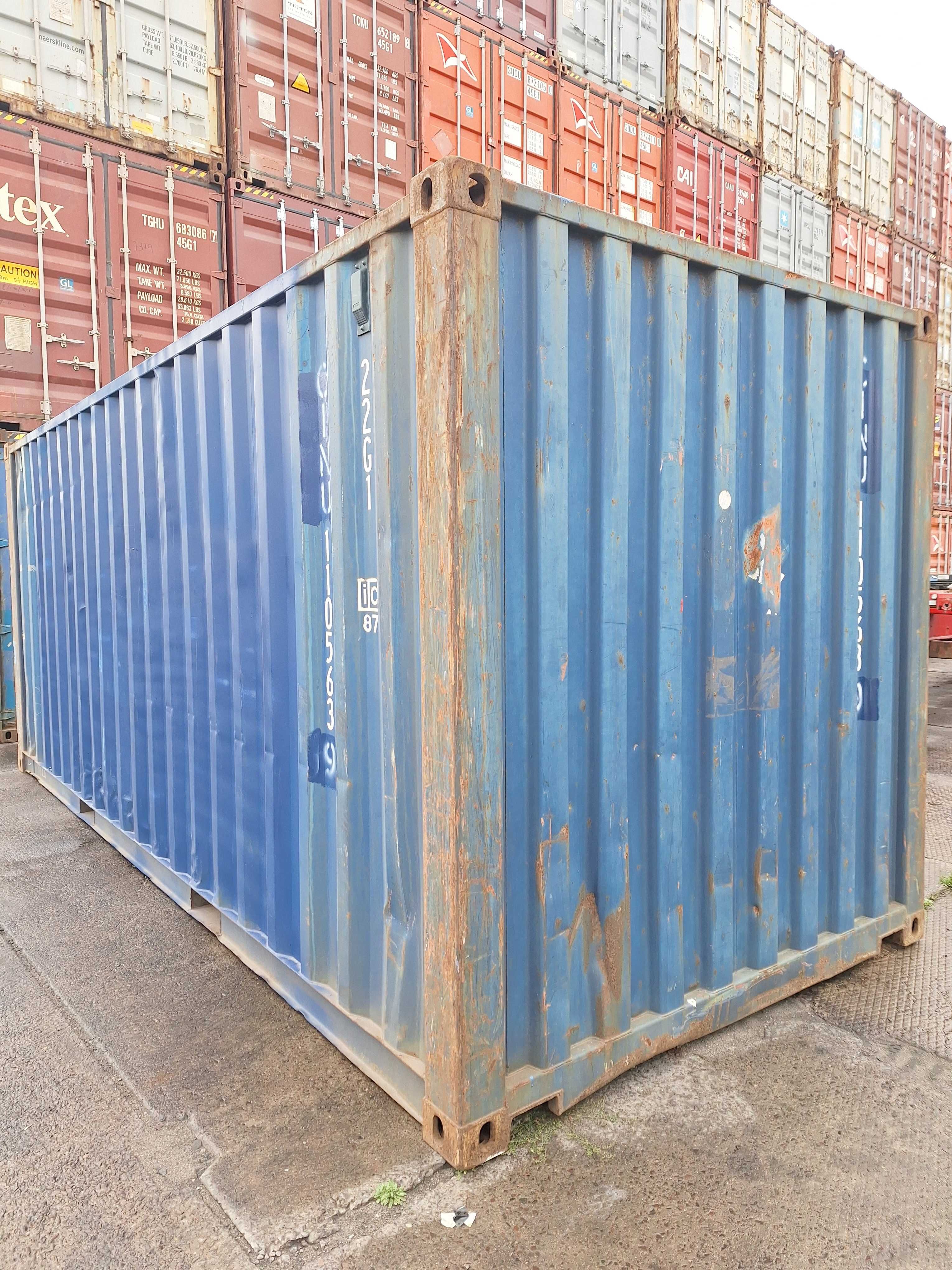 Kontener morski używany 20 DC Szczecin Tani transport