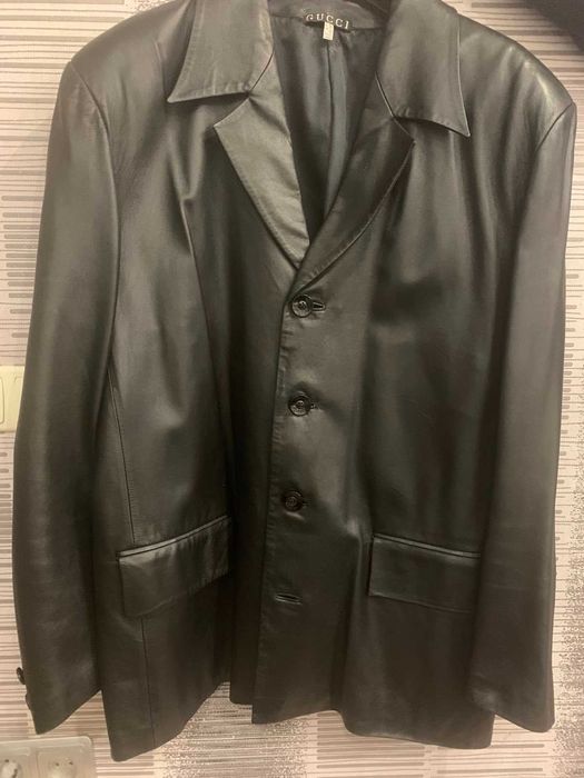Продам чоловічий піджак з природної шкіри Gucci (оригінал)