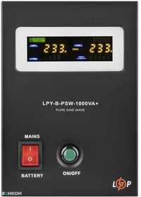 Безперебійник. Інвертор logic power ИБП LPY-B-PSW-1000VA+(700Вт)