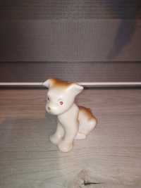 Figurka pies połonne Wołyń, sygnowana