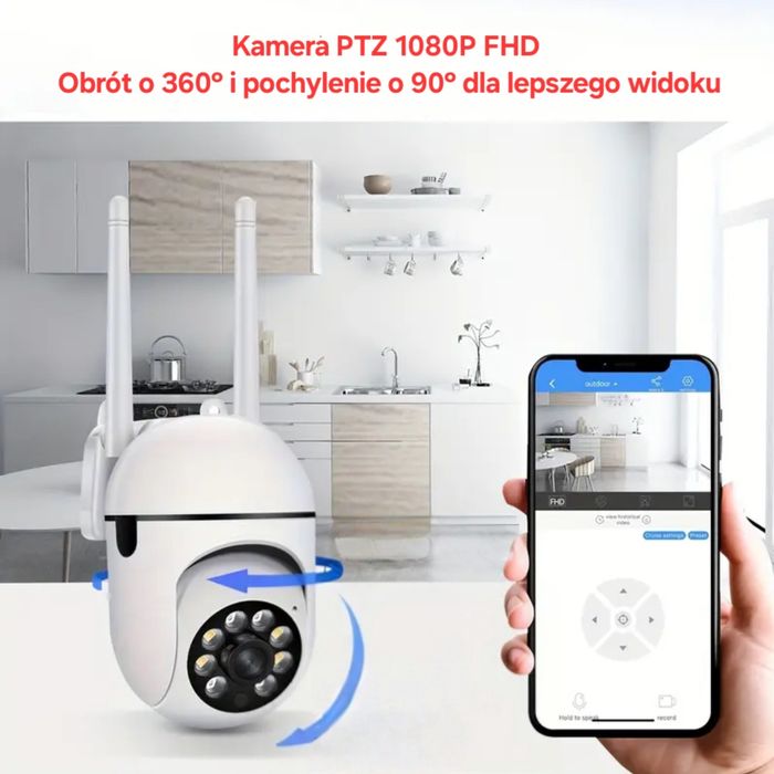 Kamera WiFi 360/90 stopni