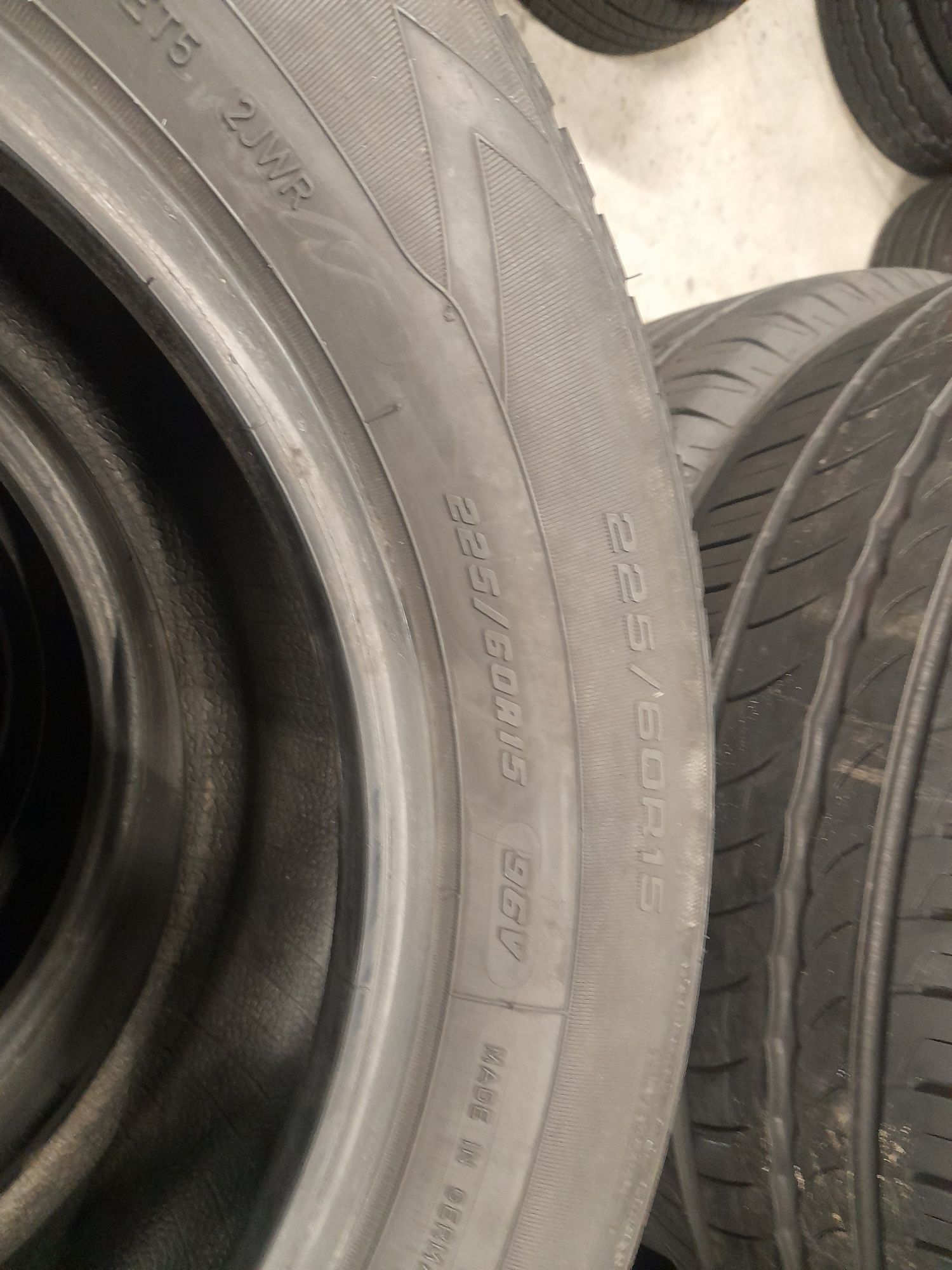 225/60 R15 FULDA Corat Progresso, Літні шини б/в, Склад