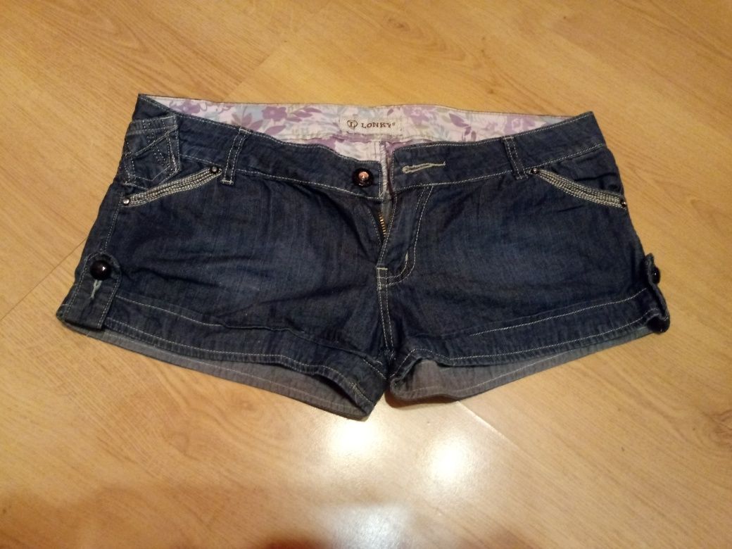 Spodenki krótkie jeans rozmiar 32 - L