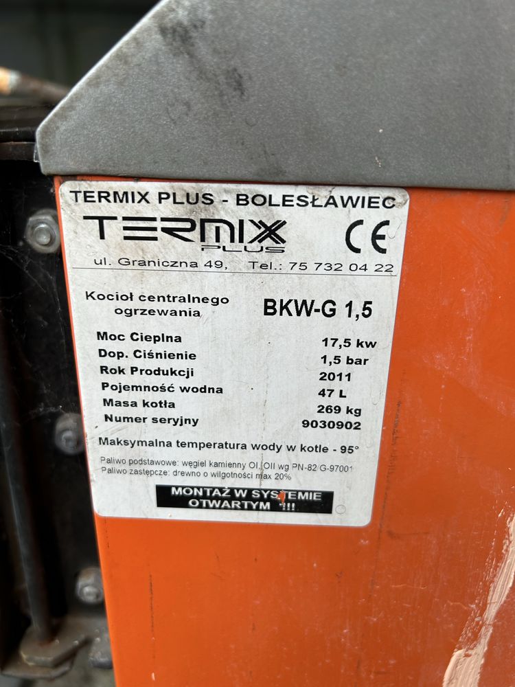 Części do pieca TERMIX plus