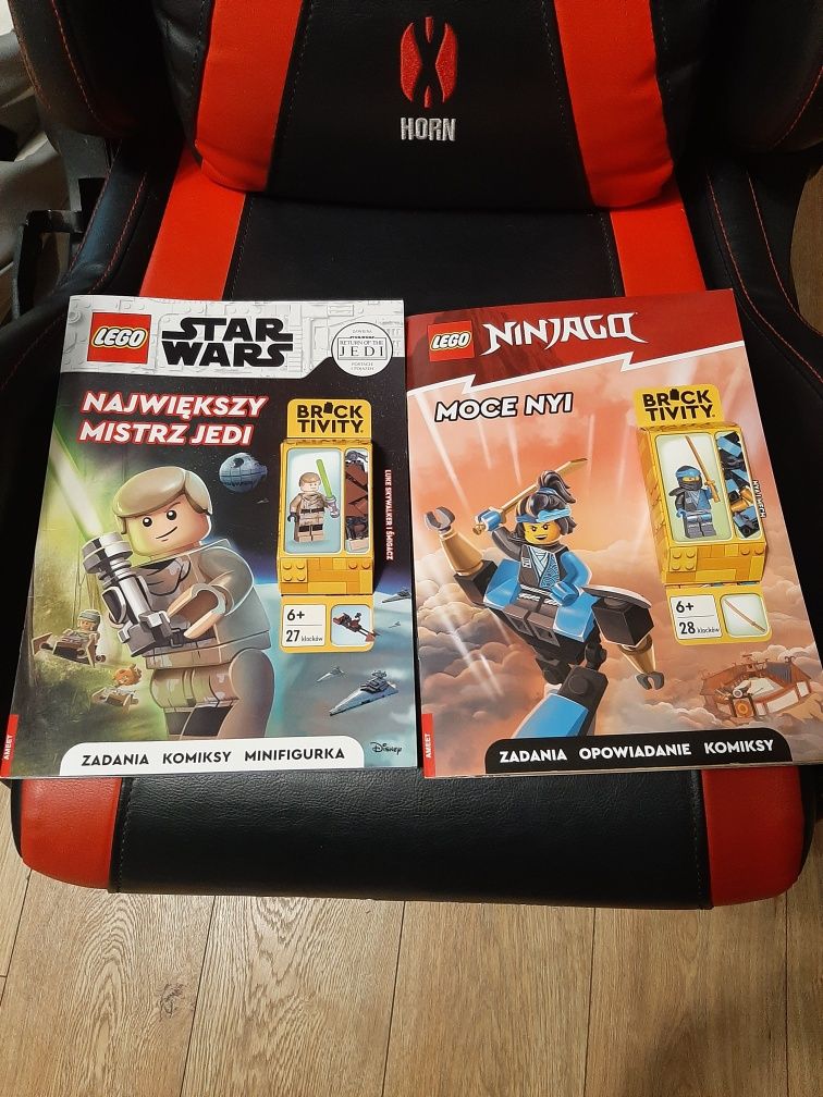 Książka lego ninjago i star wars