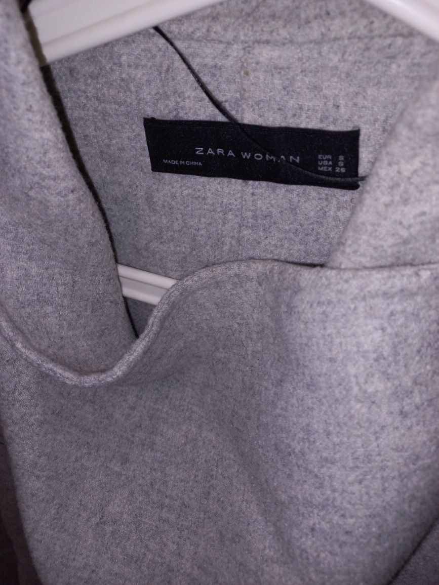 Zara wiosenny wełniany płaszczyk rozm.M st.bdb