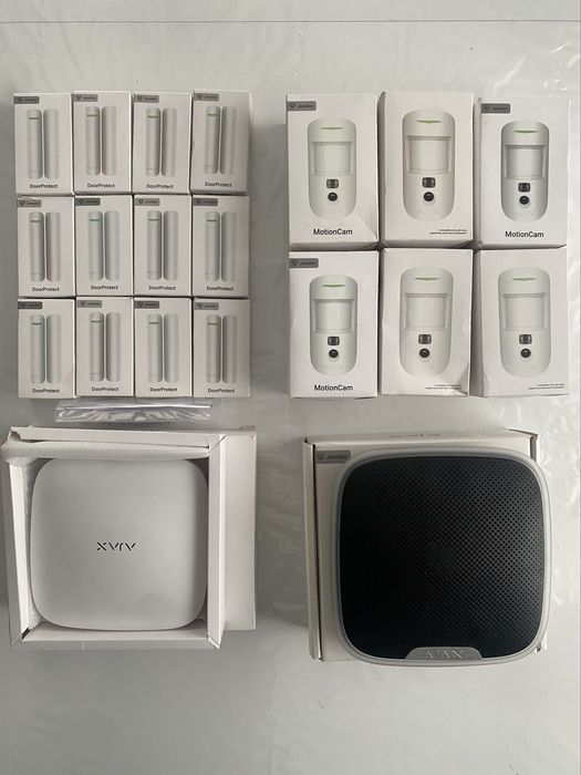 Сигналізація Ajax | Hub 2+MotionCam6+DoorProtect12+StreetSiren