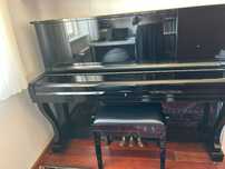 Piano vertical Gustav-Lutz + banco