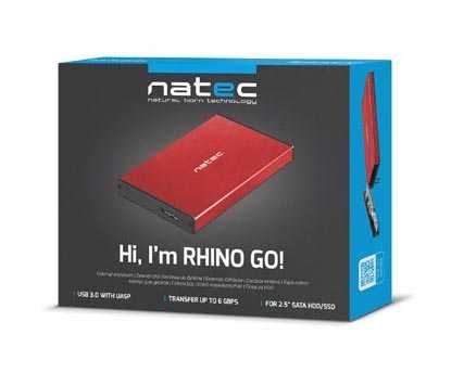 Obudowa Natec RHINO GO USB 3.0 na dysk HDD SSD 2,5