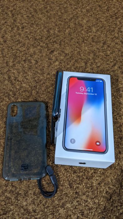 iPhone X 256GB Space Neverlock 100% акум. 64 128 айфон xs max 11 12