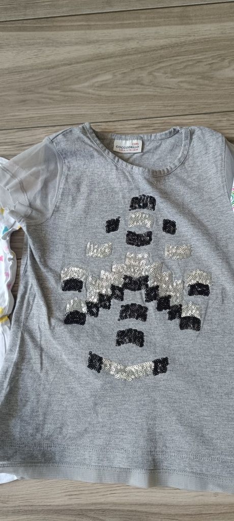 Zestaw 4szt rozmiar 122/128 Coccodrillo,H&M, Pepco