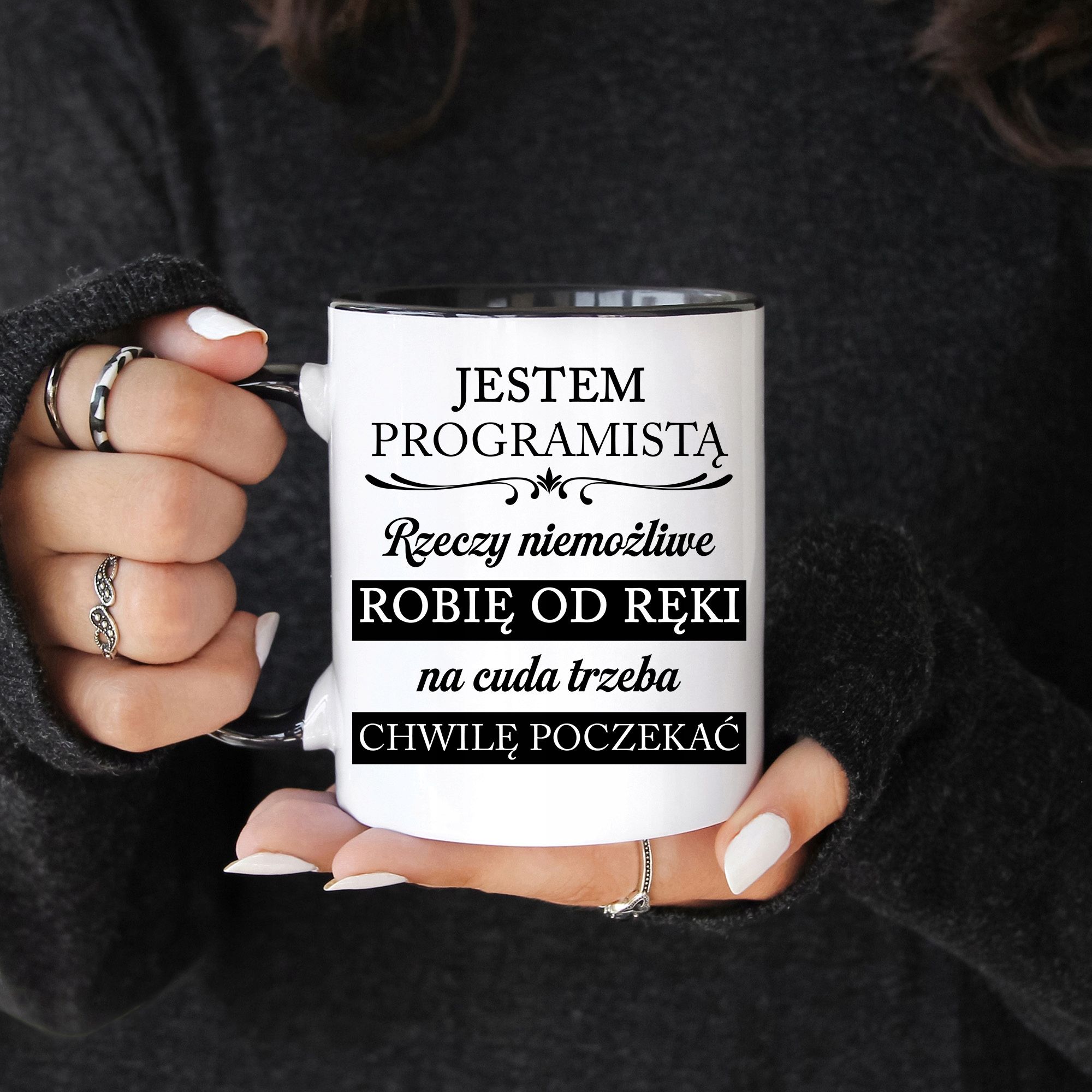 Kubek dla Programisty - Rzeczy Niemożliwe 330ml
