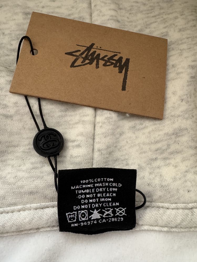 Bluza Stussy Hoodie | Basic Gray Stussy Hoodie