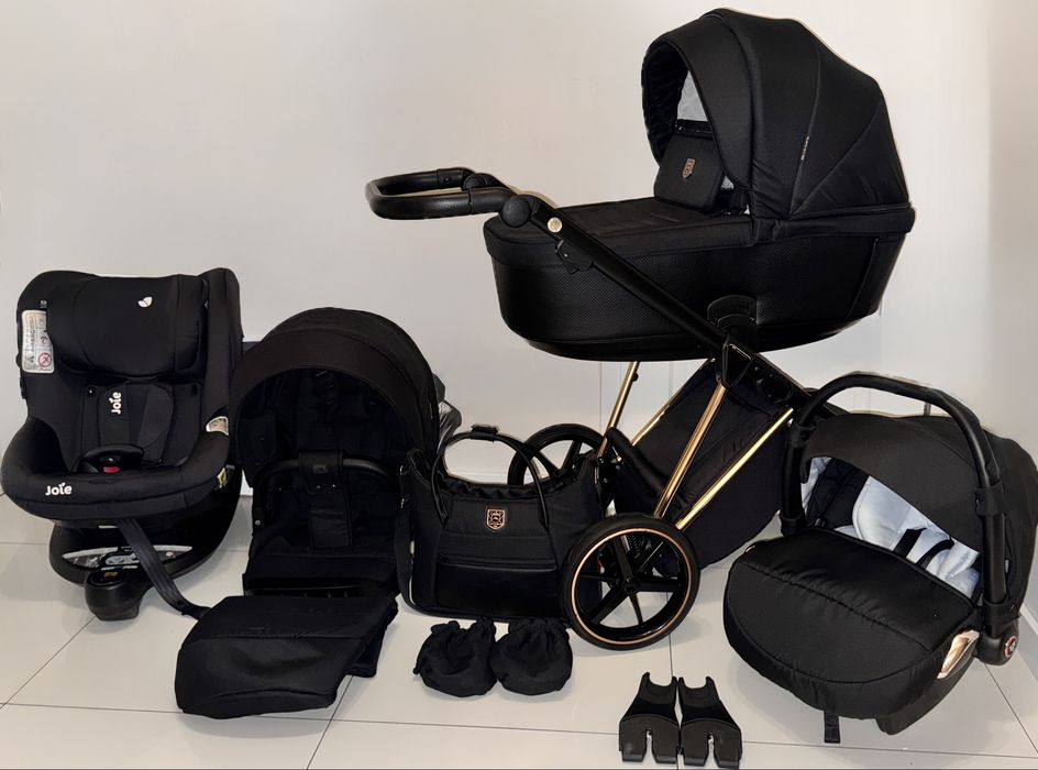 Wózek Adamex Belissa 5w1!+Fotelik obortowy i baza isofix!