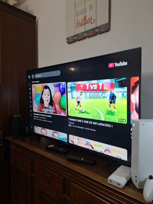 Tv zhisense 43" como nova