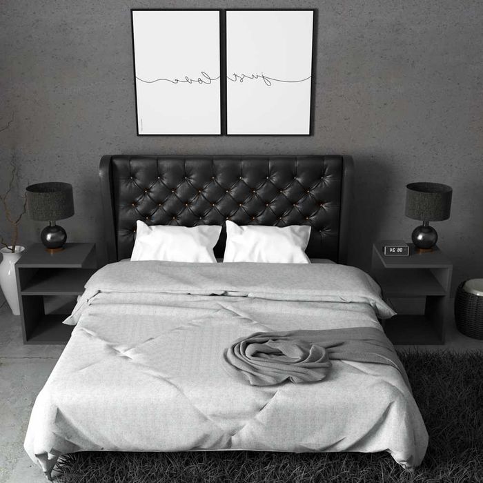 Szafka Nocna Do Sypialni Bez Szuflad Nowoczesna Flip 32cm Stolik Loft