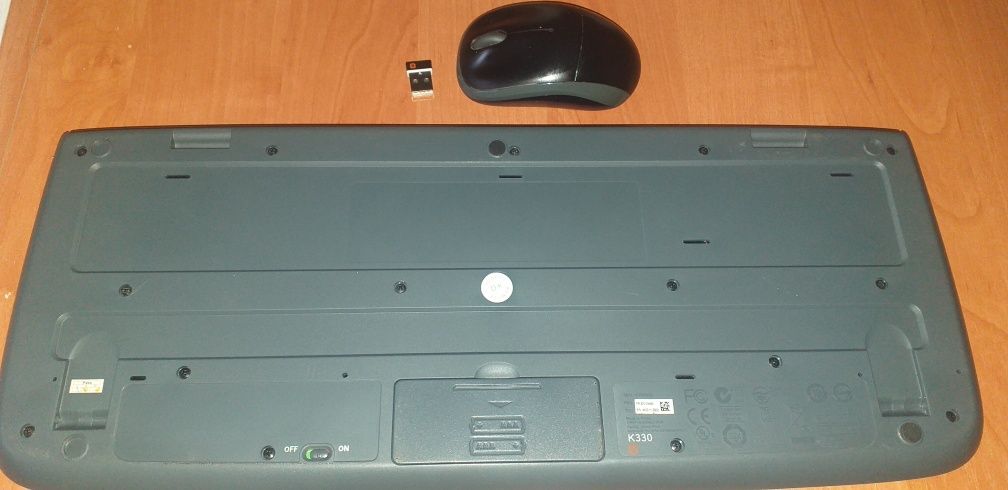 Zestaw klawiatura  +myszka  wysokiej klasy Logitech stan bdb