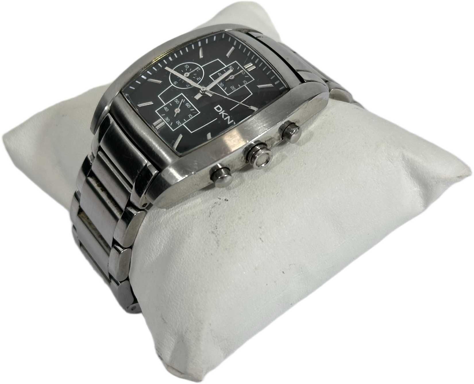Zegarek męski kwarcowy srebrny DKNY NY1234 elegancki