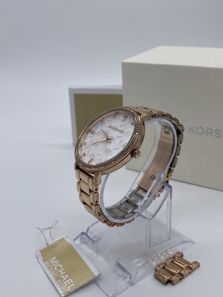 Oryginalny Zegarek damski Michael Kors Pyper MK4594 Złoty różowe złoto