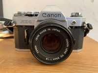 Canon AE-1 com objetiva FD 50