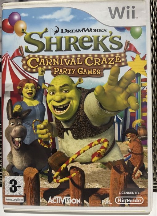 Jogos Wii bust a move - Shrek - cars - wii play