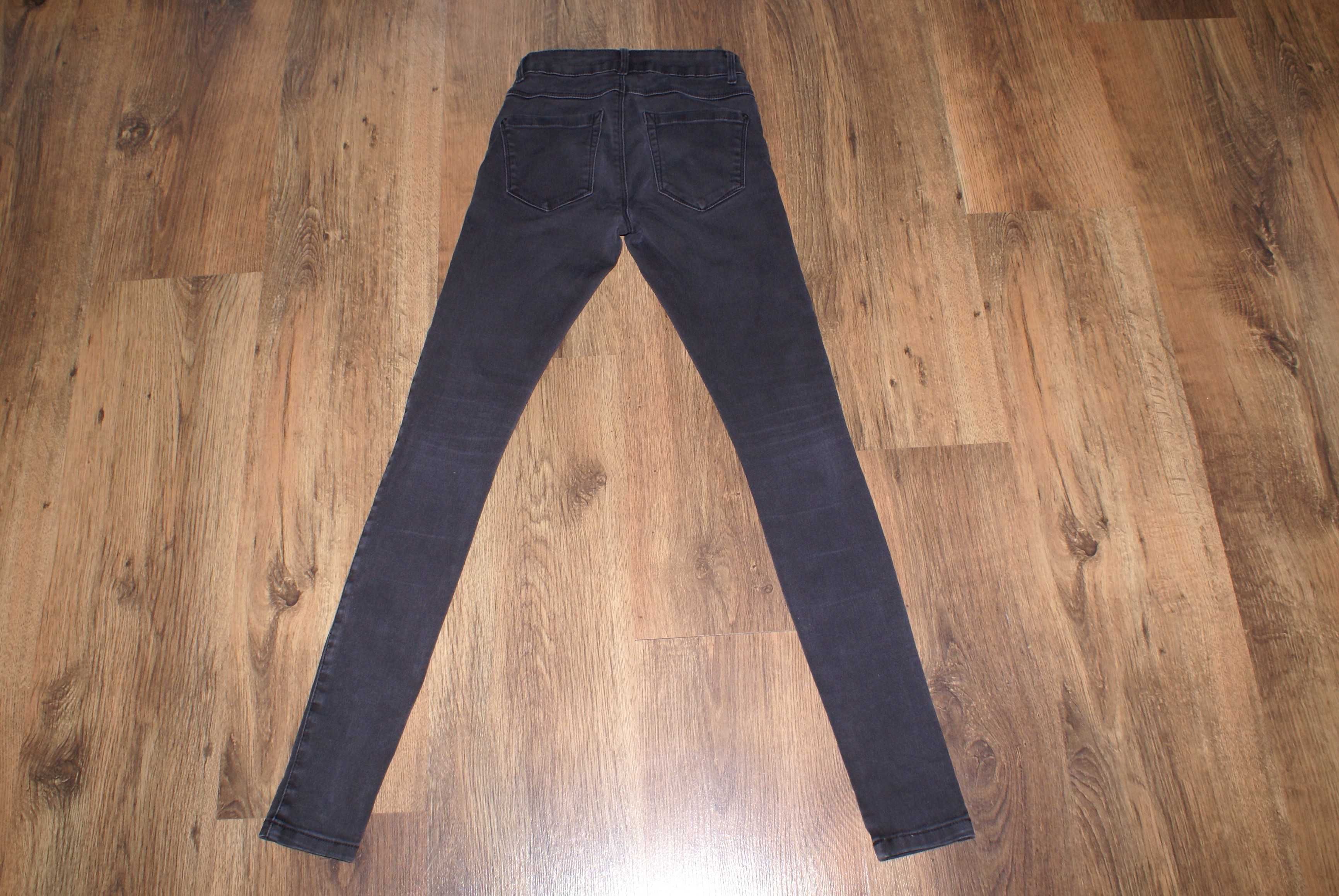 Czarne Jeansy Skinny