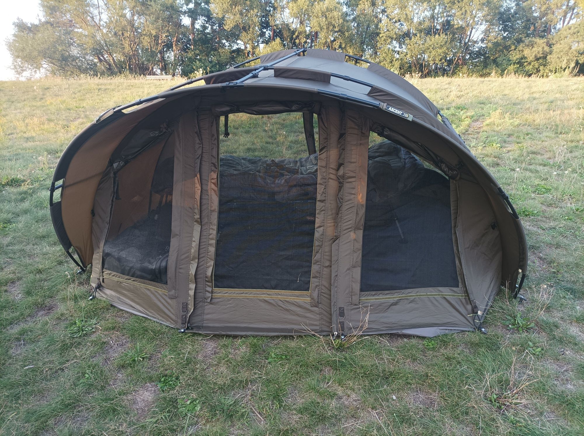 Namiot karpiowy Avid Ascent 1 Man + narzuta (nie Fox, nash, prologic)