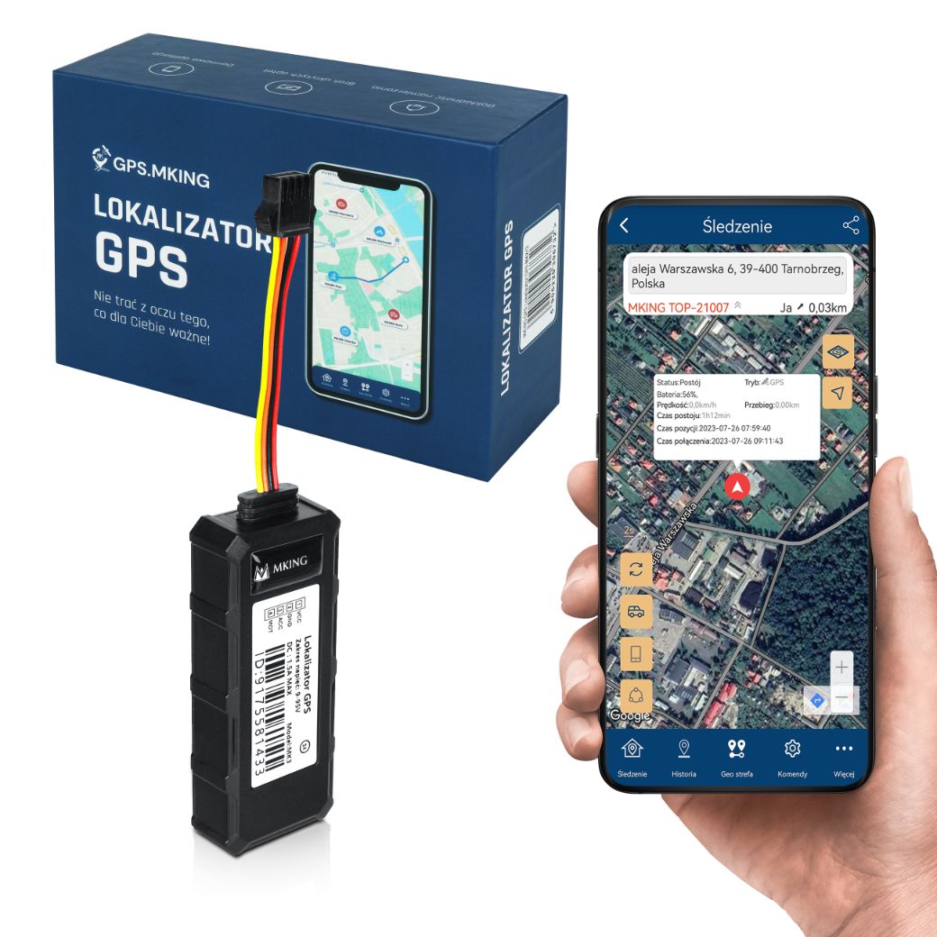 Lokalizator GPS 2G 4G sledzenie pojazdu łodzi odcięcie MK3