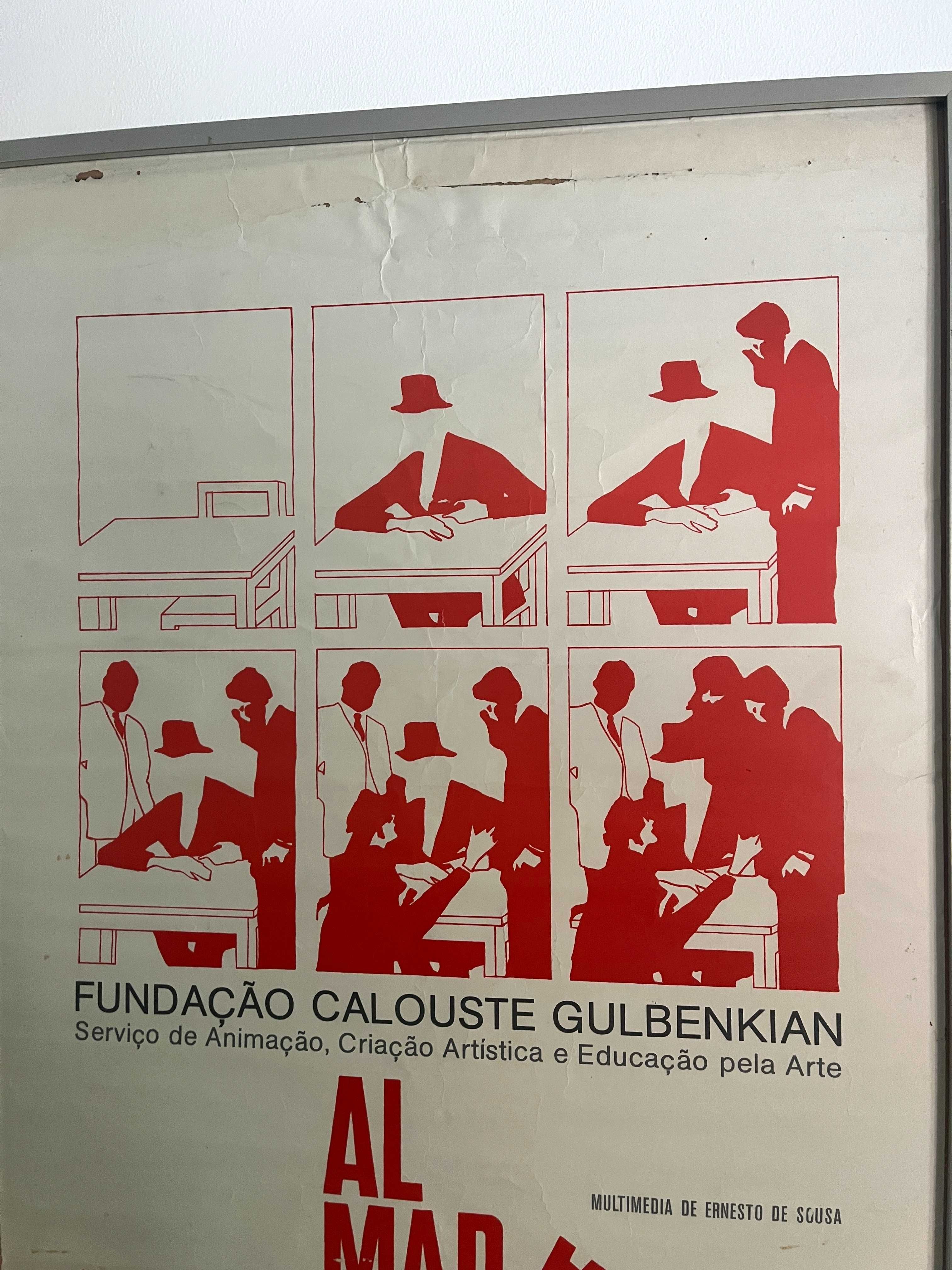 Almada Um Nome de Guerra Gulbenkian Cartaz original 1984