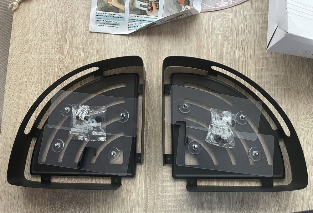 Conjunto de 2 suportes de banho