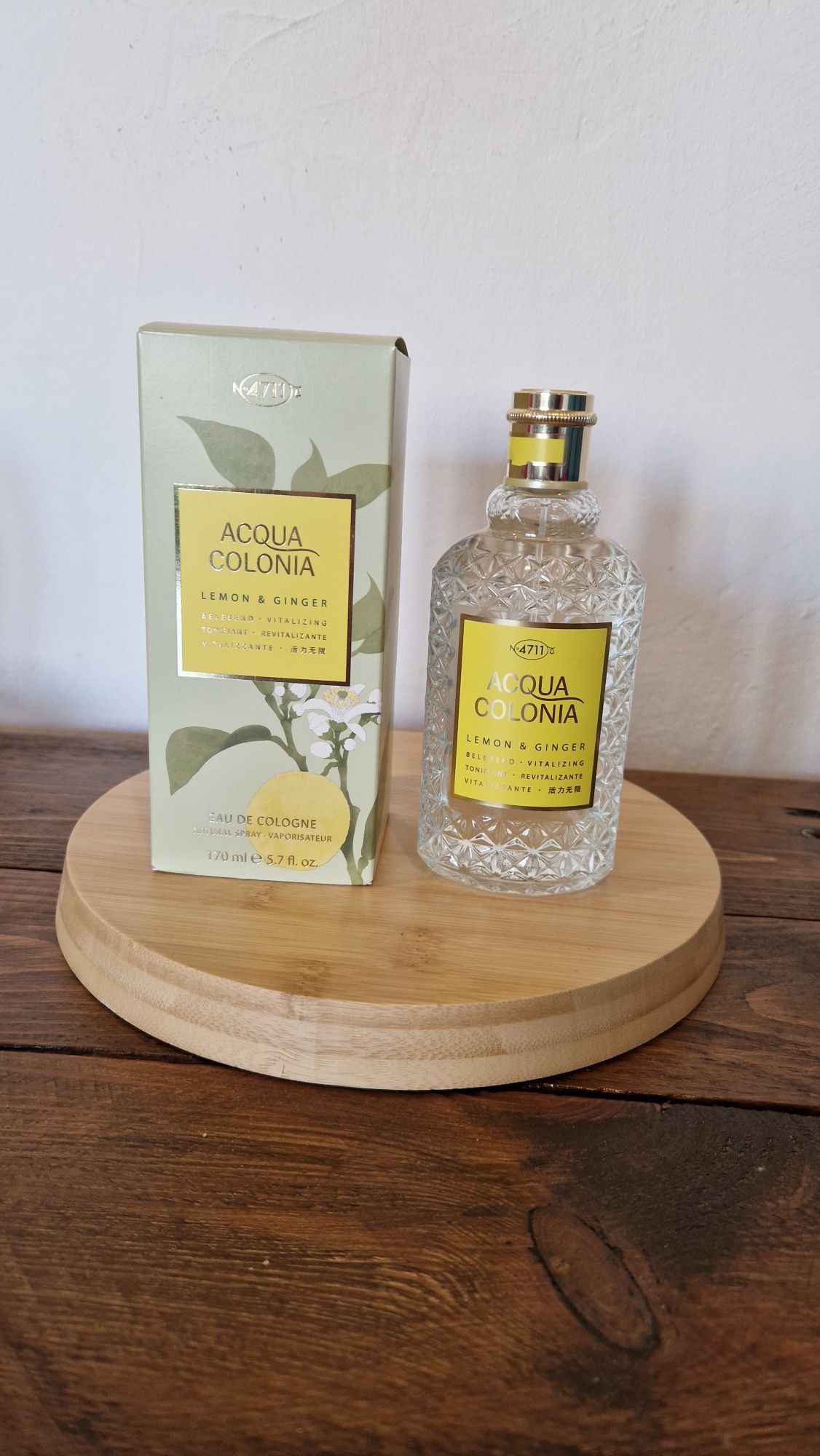 perfumy unisex woda kolońska acqua colonia lemon ginger cytryna imbir