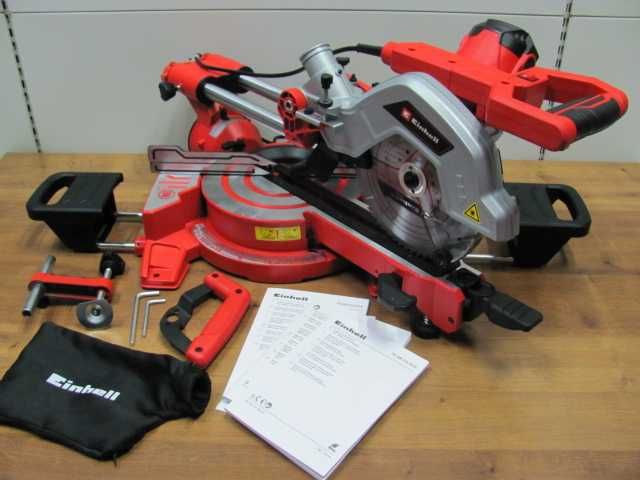 Пила торцювальна протяжка 305 мм Einhell TE-SM 216 Dual з Німеччини