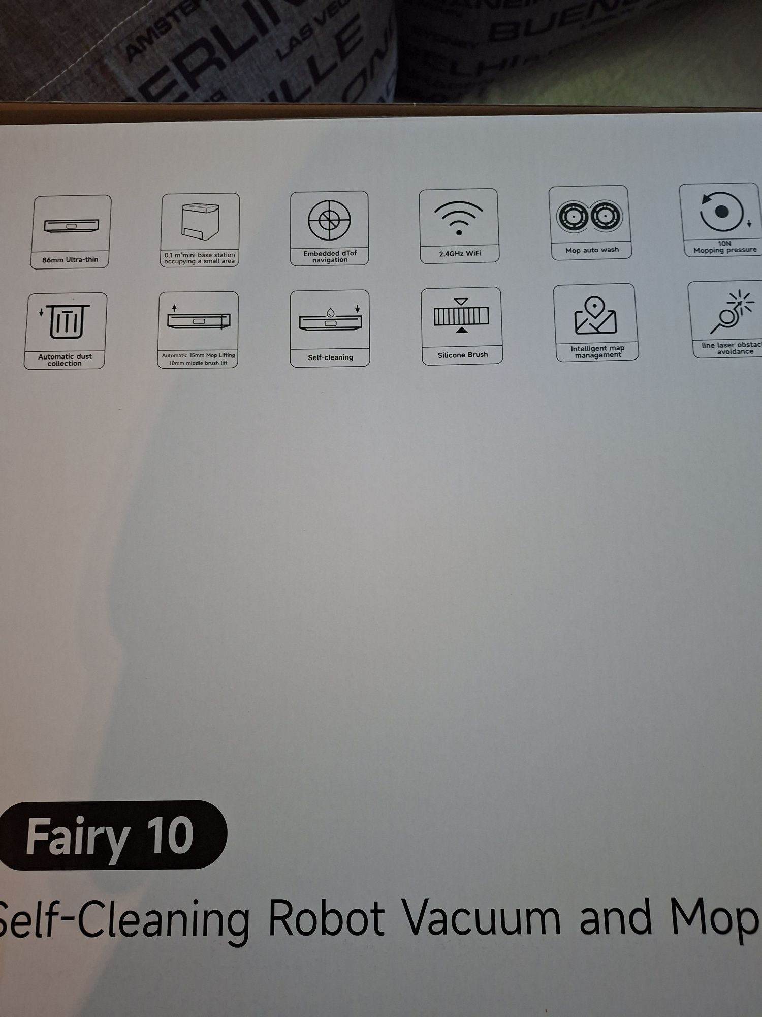 Robot Vacuum and mop Tab Fairy 10