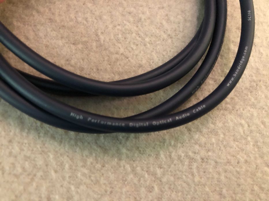BANDRIDGE Digital Optical Cable Revestimento PVC HiFi