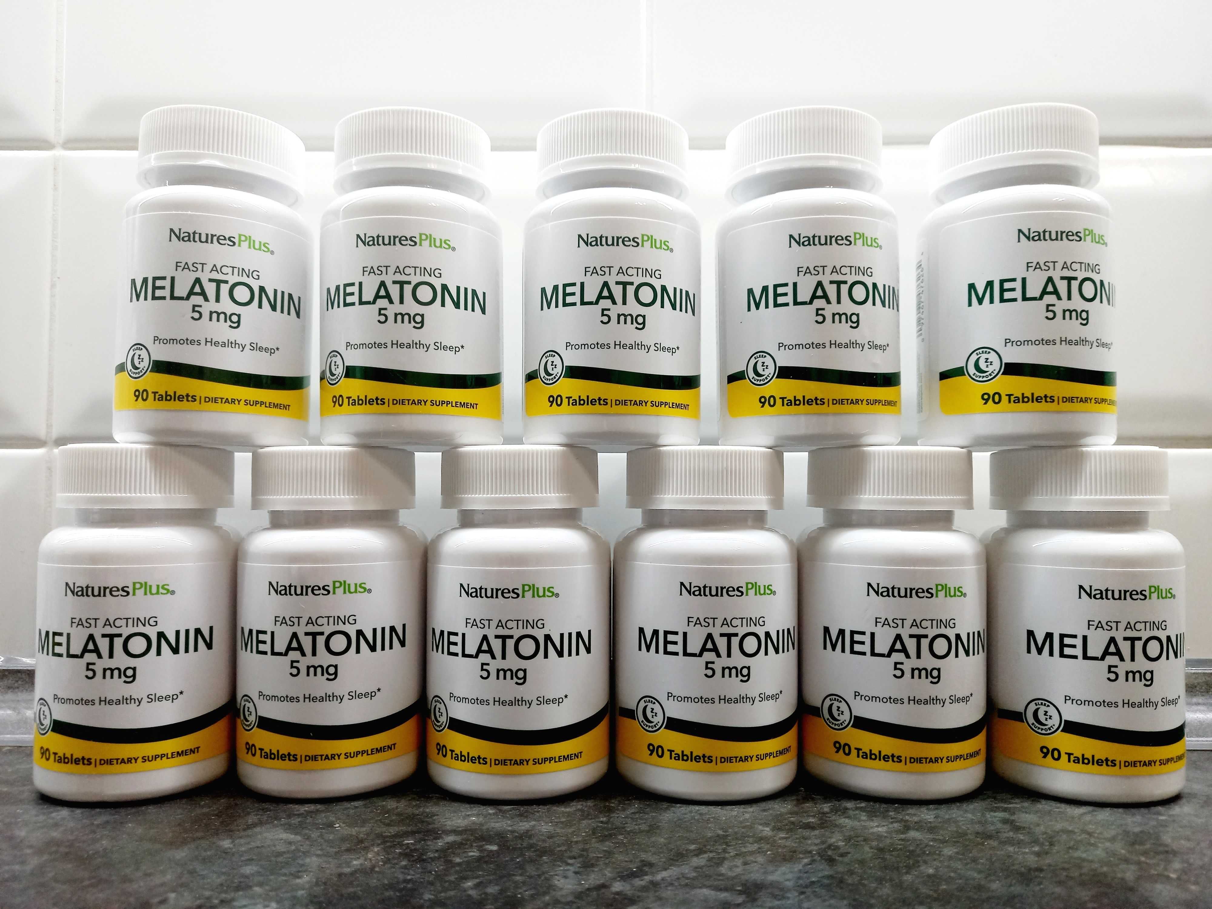 Natures Plus, Melatonin 5 мг (90 таб.), мелатонин, мелатонін