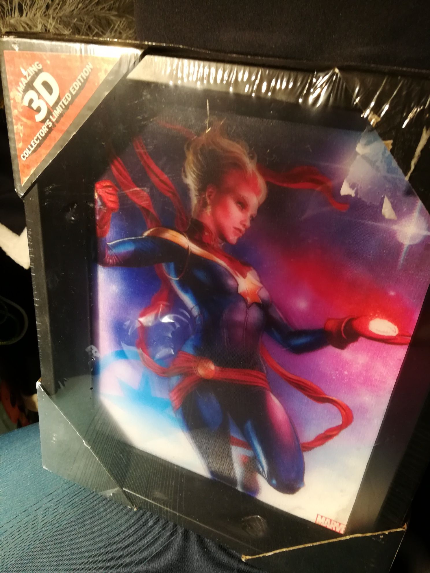 Moldura 3D Captain Marvel. NOVA