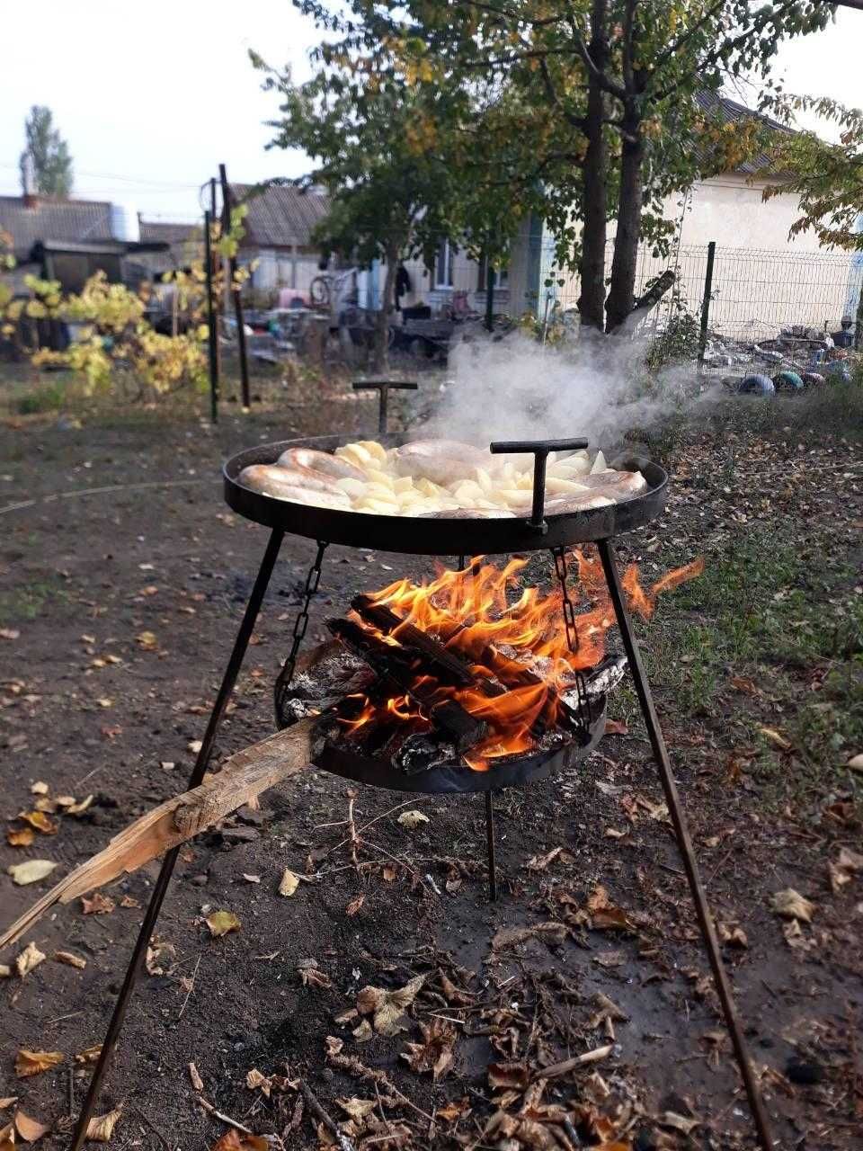 Сковорода - мангал із диску борони/ Садж/ Из диска бороны