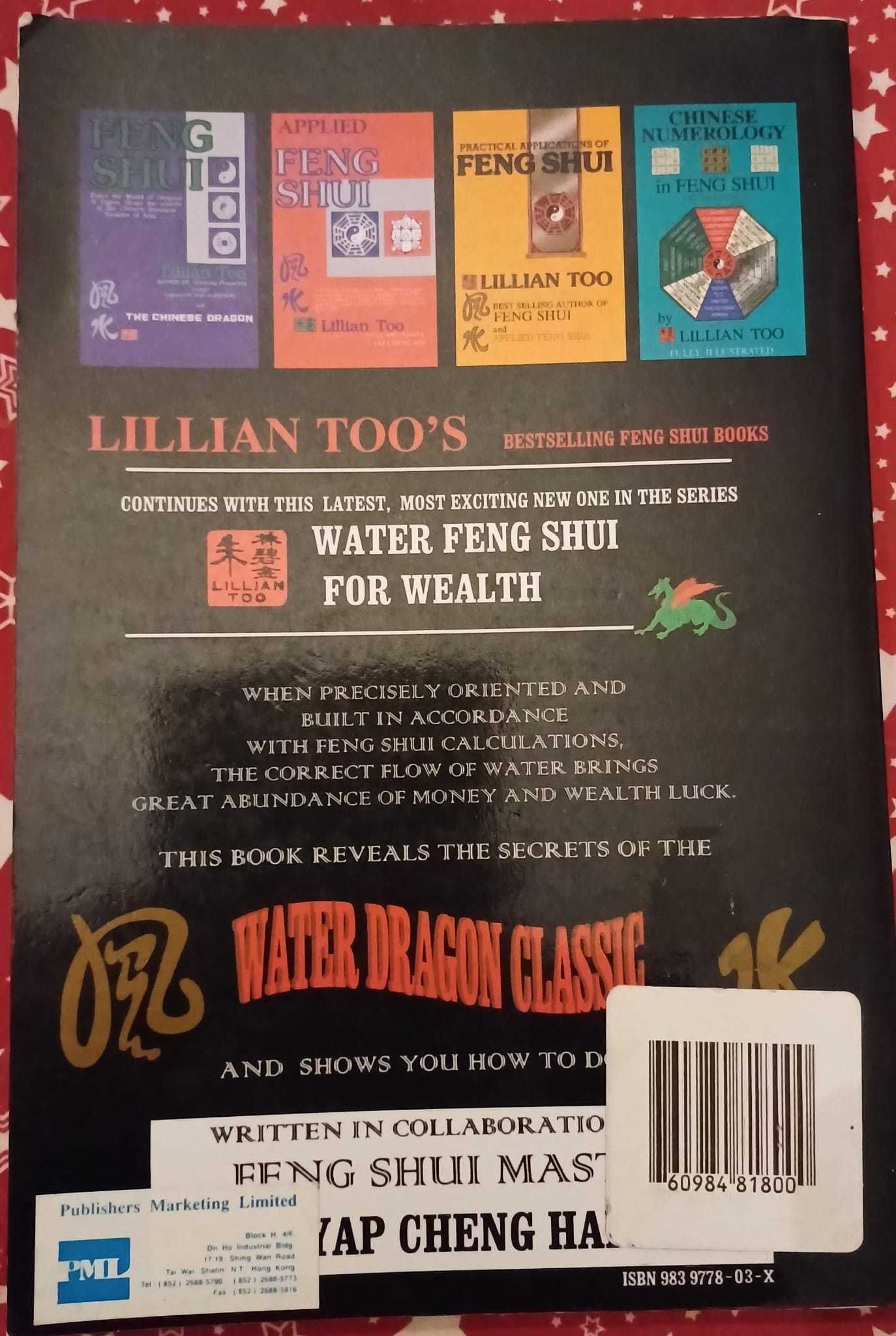 LIVRO: Water Feng Shui for Wealth - Lillian Too [Oferta de Portes]