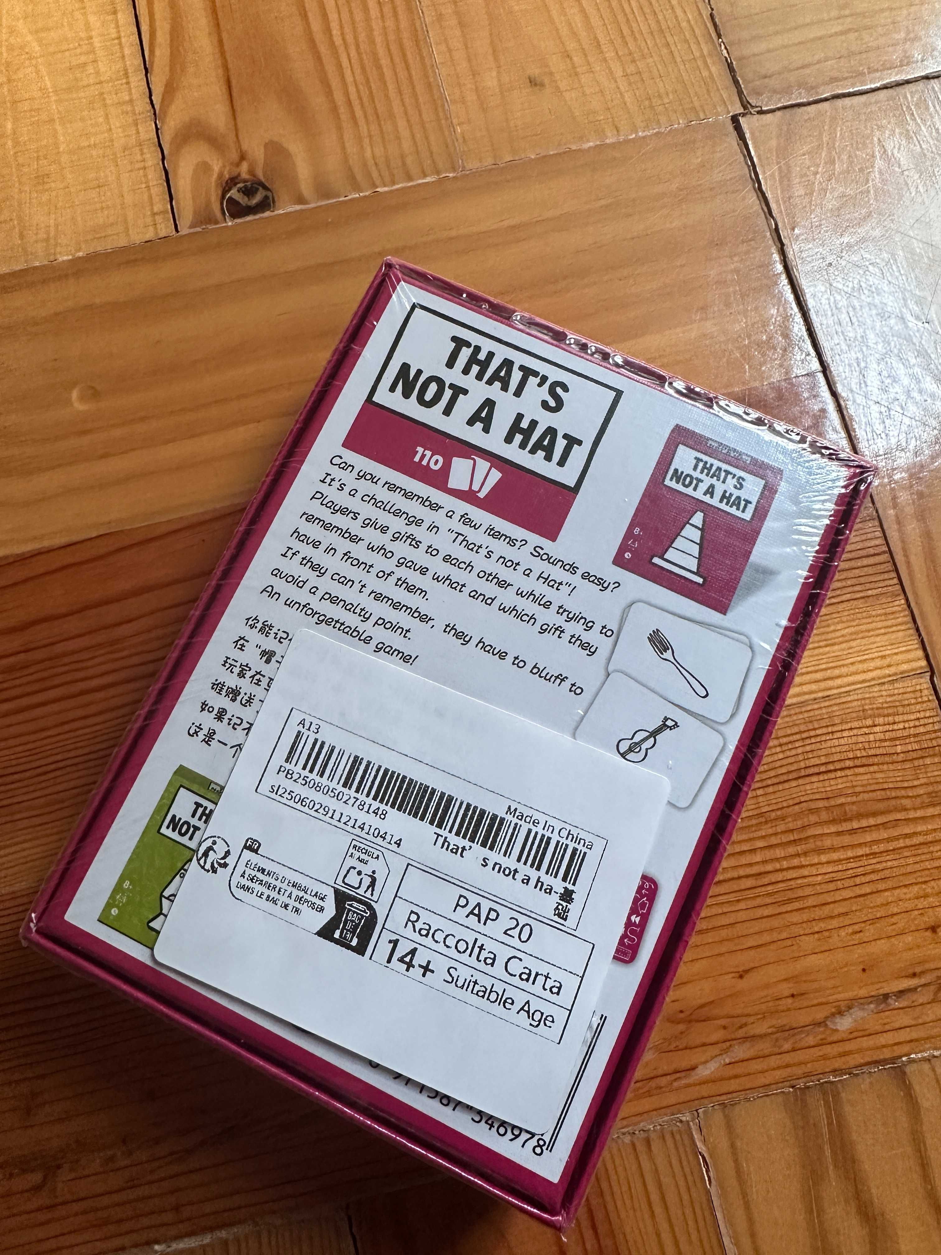 That's not a Hat - card game
