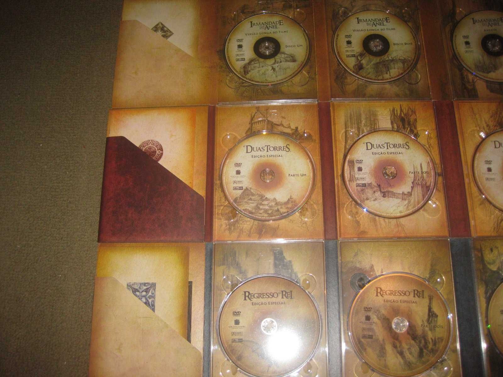 Colecção Completa "Senhor dos Anéis" Edições de Luxo com 4 DVDs