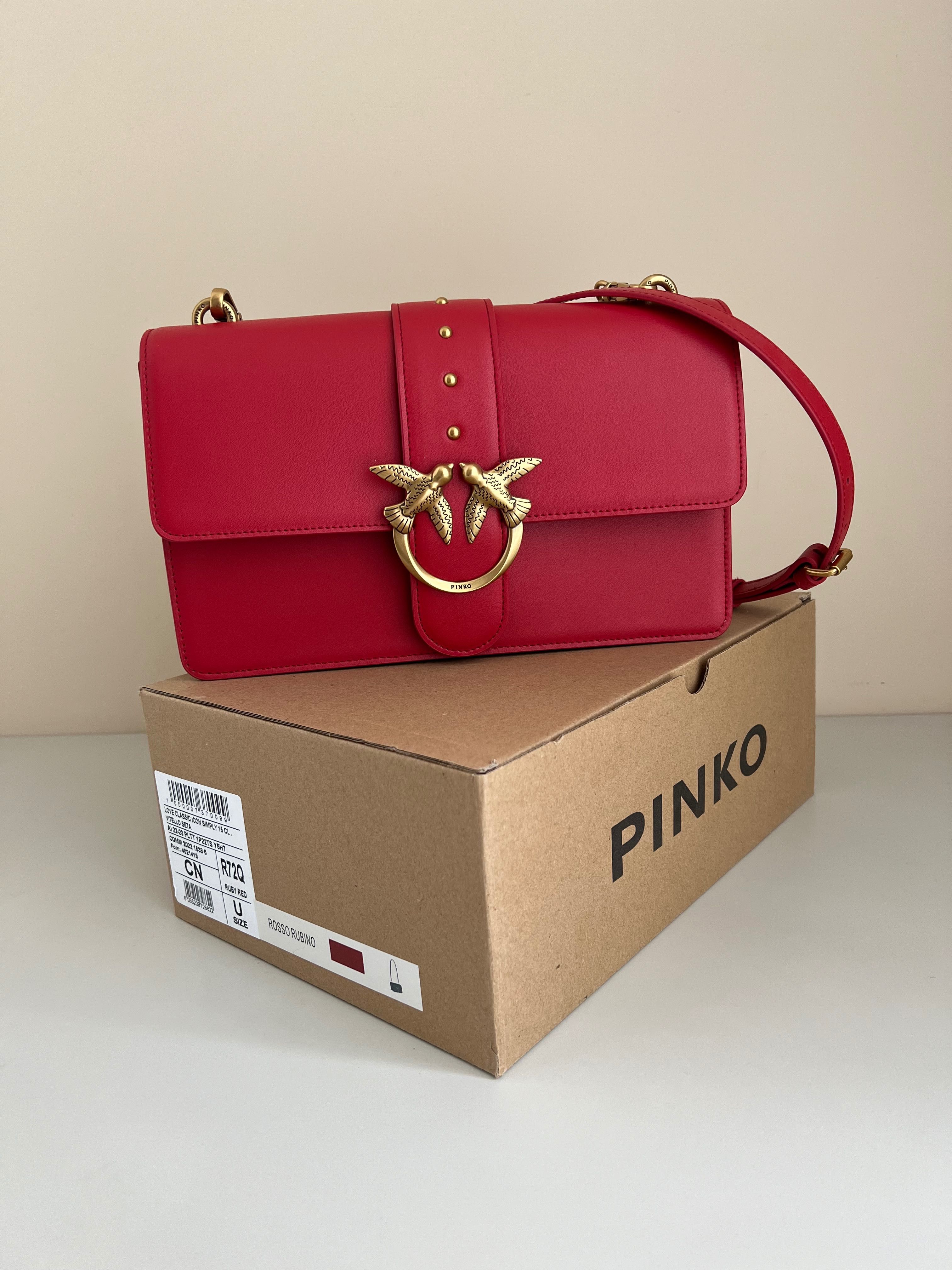 Шикарна сумка Pinko love classic icon simply оригінал